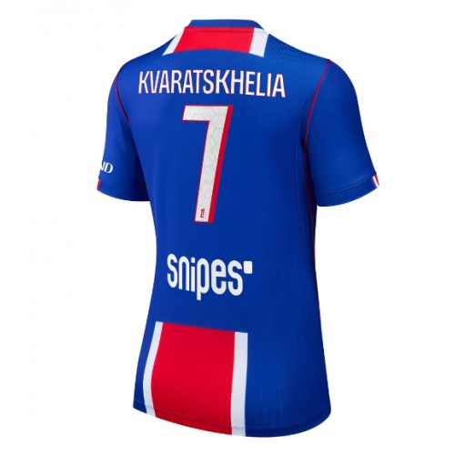 Dres Paris Saint-Germain Khvicha Kvaratskhelia #7 Domaci za Žensko 2026-27 Kratak Rukav